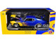 1970 Ford Mustang BOSS 429 Blue Metallic with Flame Graphics Limited Edition to 6650 pieces Worldwide 1/24 Diecast Model Car M2 Machines 40300-130B