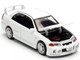 Mitsubishi Lancer Evolution IV RHD Right Hand Drive White Indonesia Diecast Expo 2024 Exclusive 1/64 Diecast Model Car Pop Race PR640167