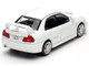 Mitsubishi Lancer Evolution IV RHD Right Hand Drive White Indonesia Diecast Expo 2024 Exclusive 1/64 Diecast Model Car Pop Race PR640167