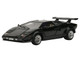 Lamborghini Countach 5000S Black 1/43 Diecast Model Car Autoart 54532