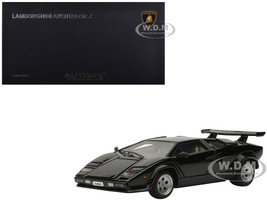 Lamborghini Miura SVR Black with Gold Accents and Wheels 1/43