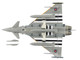 Eurofighter Typhoon FGR4 Fighter Aircraft ZJ913 FM G 2024 British Royal Air Force Air Power Series 1/72 Diecast Model Hobby Master HA6626