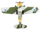 Brewster F2A Model 239 Buffalo Fighter Aircraft BW364 LeLv 24 flown by Warrant Officer Ilmari Juutilainen 1942 Finnish Air Force Air Power Series 1/48 Diecast Model Hobby Master HA7014