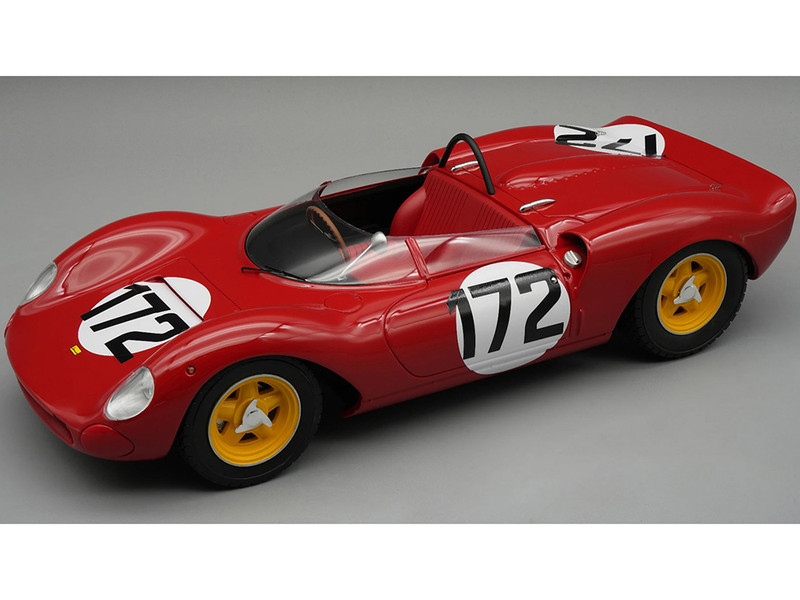 Ferrari 206 Dino SP #172 Ludovico Scarfiotti Scuderia SEFAC Winner Course de Cote Ollon Villars 1965 Mythos Series Limited Edition to 68 pieces Worldwide 1/18 Model Car Tecnomodel TM18-234D