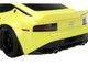 Nissan Z RZ34 Pandem Ikazuchi Yellow with Matt Black Hood 1/18 Model Car Top Speed TS0529