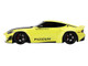 Nissan Z RZ34 Pandem Ikazuchi Yellow with Matt Black Hood 1/18 Model Car Top Speed TS0529