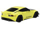 Nissan Z RZ34 Pandem Ikazuchi Yellow with Matt Black Hood 1/18 Model Car Top Speed TS0529