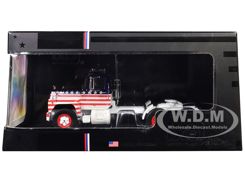 1966 Mack R Series Truck Tractor American Flag Livery 1/43 Diecast Model IXO Models U43TR001