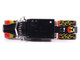 2002 Peterbilt 379 Custom Truck Tractor Black with Flame Graphics 1/43 Diecast Model IXO Models U43TR002