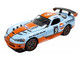 2008 Dodge Viper SRT10 #9 Gulf Oil Light Blue and Orange Limited Edition to 2496 pieces Worldwide 1/64 Diecast Model Car Johnny Lightning JLCP7480