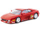 Ferrari 348 Challenge Presentation Version Red Hobby64 Series 1/64 Diecast Model Tarmac Works T64-082-PRE