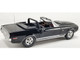 1968 Shelby GT500 KR Convertible Black with White Stripes Limited Edition to 480 pieces Worldwide 1/18 Diecast Model Car ACME A1801875