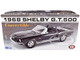 1968 Shelby GT500 KR Convertible Black with White Stripes Limited Edition to 480 pieces Worldwide 1/18 Diecast Model Car ACME A1801875