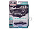 1967 Cadillac Eldorado Sable Black with Red Interior Luxury Cruisers Series 1/64 Diecast Model Car Auto World 64502-AWSP185A