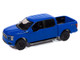 2020 Ford F 150 FX4 Black Appearance Package Pickup Truck Velocity Blue Muscle Trucks Series 1/64 Diecast Model Car Auto World 64502-AWSP188B