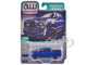 2020 Ford F 150 FX4 Black Appearance Package Pickup Truck Velocity Blue Muscle Trucks Series 1/64 Diecast Model Car Auto World 64502-AWSP188B