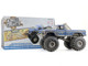 1974 Ford F 250 Monster Truck with 66 Inch Tires Blue Bigfoot #1 Dirty Version Kings of Crunch Series 1/18 Diecast Model Car Greenlight 13694
