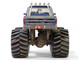 1974 Ford F 250 Monster Truck with 66 Inch Tires Blue Bigfoot #1 Dirty Version Kings of Crunch Series 1/18 Diecast Model Car Greenlight 13694