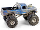 1974 Ford F 250 Monster Truck with 66 Inch Tires Blue Bigfoot #1 Dirty Version Kings of Crunch Series 1/18 Diecast Model Car Greenlight 13694