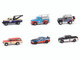 Chevron Special Edition Series 1 Set of 6 pieces 1/64 Diecast Model Cars Greenlight 41175SET