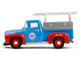 1956 Ford F 100 Pickup Truck with Tool Boxes and Ladders Chevron Blue and Red Chevron Special Edition Series 1 1/64 Diecast Model Car Greenlight 41175B