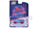 1956 Ford F 100 Pickup Truck with Tool Boxes and Ladders Chevron Blue and Red Chevron Special Edition Series 1 1/64 Diecast Model Car Greenlight 41175B
