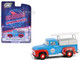 1956 Ford F 100 Pickup Truck with Tool Boxes and Ladders Chevron Blue and Red Chevron Special Edition Series 1 1/64 Diecast Model Car Greenlight 41175B