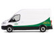 2015 Ford Transit Van White and Green Cold Pursuit 2019 Movie Hollywood Series Release 43 1/64 Diecast Model Car Greenlight 62040F