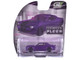 2023 Dodge Challenger SRT Hellcat Plum Crazy Metallic with Black Stripes Showroom Floor Series 7 1/64 Diecast Model Car Greenlight 68070A
