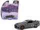 2024 Ford Mustang GT Dark Matter Gray with Black and Red Stripes Showroom Floor Series 7 1/64 Diecast Model Car Greenlight 68070B