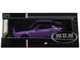2018 Dodge Challenger SRT Demon Plum Crazy Metallic with Matt Black Hood 1/43 Diecast Model IXO Models IA43001