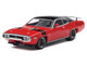 1971 Plymouth GTX Rally Red with Black Top and Stripes 1/43 Diecast Model IXO Models IA43005