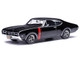 1970 Oldsmobile 442 W 30 Ebony Black with Red Stripes 1/43 Diecast Model IXO Models IA43006