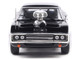 1970 Dodge Charger with Blown Engine Black 1/43 Diecast Model IXO Models IA43007