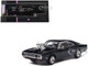 1970 Dodge Charger with Blown Engine Black 1/43 Diecast Model IXO Models IA43007