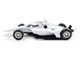Dallara IndyCar Blank White Autograph Car Super Speedway Configuration NTT IndyCar Series 1/18 Diecast Model Car IXO Models IND18002