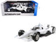 Dallara IndyCar Blank White Autograph Car Super Speedway Configuration NTT IndyCar Series 1/18 Diecast Model Car IXO Models IND18002