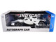 Dallara IndyCar Blank White Autograph Car Super Speedway Configuration NTT IndyCar Series 1/18 Diecast Model Car IXO Models IND18002