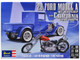 Level 5 Model Kit 1929 Ford Model A Hot Rod Pickup Truck and California Street Chopper Motorcycle 1/25 Scale Model Revell 14565