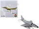 Douglas A 4D Skyhawk Aircraft VMA 242 Bats NAS Key West 1962 Missile Crisis United States Marine Corps 1/72 Diecast Model Airplane FS023A