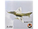 Douglas A 4D Skyhawk Aircraft VMA 242 Bats NAS Key West 1962 Missile Crisis United States Marine Corps 1/72 Diecast Model Airplane FS023A