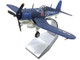 Vought F4U 1D Corsair Fighter Aircraft VF 17 Jolly Rogers 16 Victory Ace Lt jg Ira Kepford 1944 United States Navy 1/72 Diecast Model Airplane FS030A