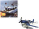 Vought F4U 1D Corsair Fighter Aircraft VF 17 Jolly Rogers 16 Victory Ace Lt jg Ira Kepford 1944 United States Navy 1/72 Diecast Model Airplane FS030A