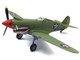 Curtiss P 40E Warhawk Fighter Aircraft China Burma India Theater 1942 United States Army Air Forces 1/72 Diecast Model Airplane FS040A
