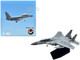 McDonnell Douglas F 15C Eagle Aircraft MiG Killer Gulf Spirit 58th Tactical Fighter Squadron 33rd Tactical Fighter Wing Desert Storm 1991 United States Air Force 1/100 Diecast Model Airplane FS058C