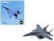 McDonnell Douglas F 15E Strike Eagle Aircraft 492nd Fighter Squadron 48th Fighter Wing, RAF Lakenheath England 2020 United States Air Force Europe 1/100 Diecast Model Airplane FS058E