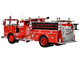 1965 Crown Firecoach Fire Engine Los Angeles County Fire Department LA County FD LACFD Emergency Series Limited Edition to 2500 pieces Worldwide 1/50 Diecast Model Iconic Replicas 50-0544