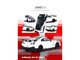 Nissan GT R R35 Nismo RHD Right Hand Drive White with Carbon Hood and Top 1/64 Diecast Model Car Inno Models IN64-R35N-WHI