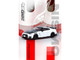 Nissan GT R R35 Nismo RHD Right Hand Drive White with Carbon Hood and Top 1/64 Diecast Model Car Inno Models IN64-R35N-WHI