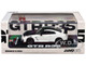 Nissan GT R R35 Nismo RHD Right Hand Drive White with Carbon Hood and Top 1/64 Diecast Model Car Inno Models IN64-R35N-WHI